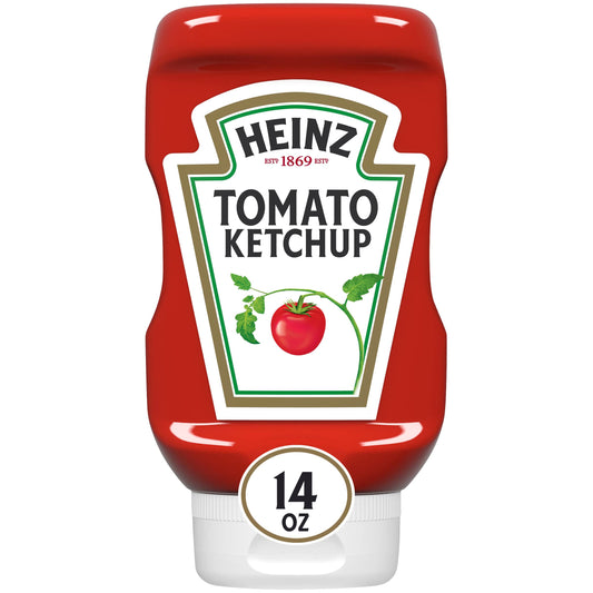 Heinz ketchup — classic tomato flavor in a 14 oz bottle