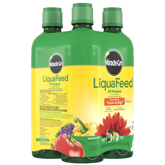 Miracle-GRO fertilizer — liquaFeed all purpose formula