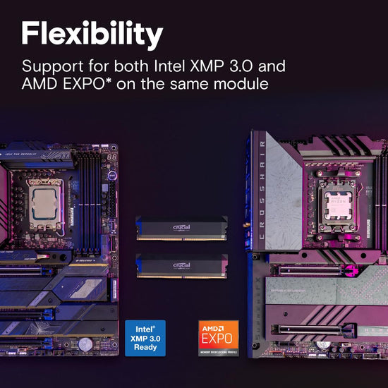 Internal memory — Crucial Pro 32GB DDR5 RAM kitInternal memory — Crucial Pro 32GB DDR5 RAM