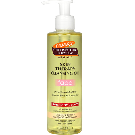 Palmer's cocoa butter cleansing oil — gentle makeup remover with rosehip fragrance 6.5 oz