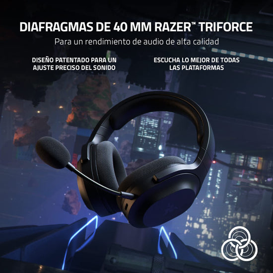 Razer Barracuda wireless headphones — gaming and mobile compatibility