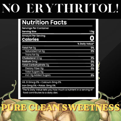 SubSugar liquid monk fruit sweetener with pump dispenser - zero calorie sugar substitute 8 fl oz