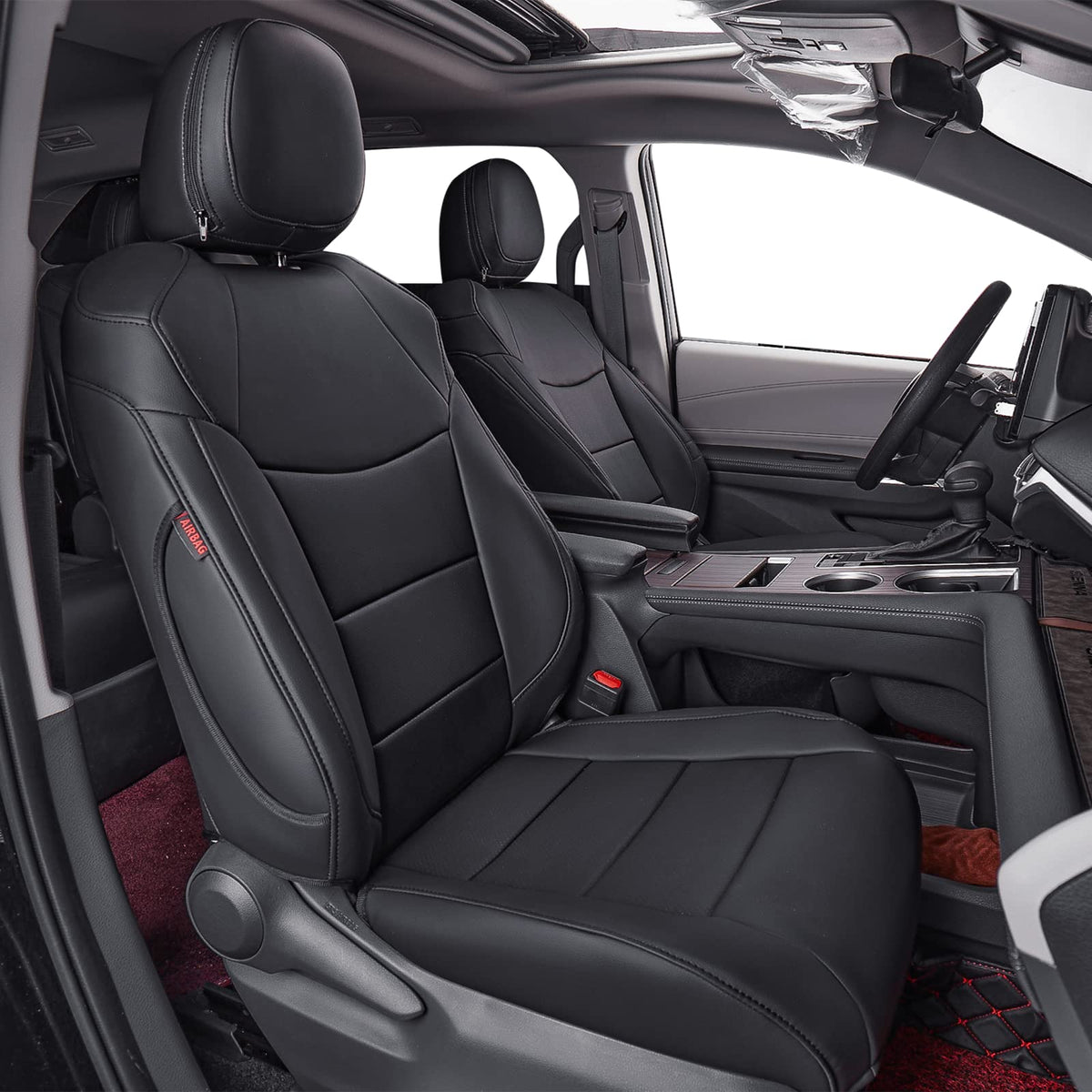 coverdream Sienna seat covers - Custom fit waterproof faux leather for 2021-2026 Toyota Sienna 7-seater