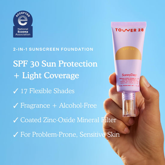 Tower 28 Beauty tinted mineral sunscreen - broad spectrum protection and foundation