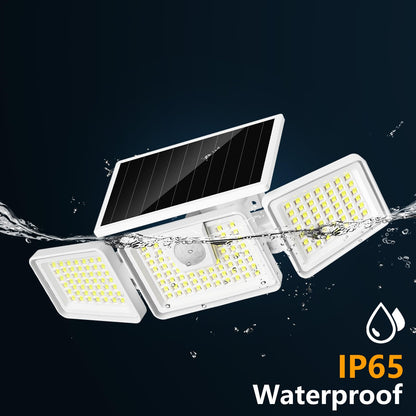INCX solar motion sensor lights - outdoor use with intelligent detection and energy efficiency