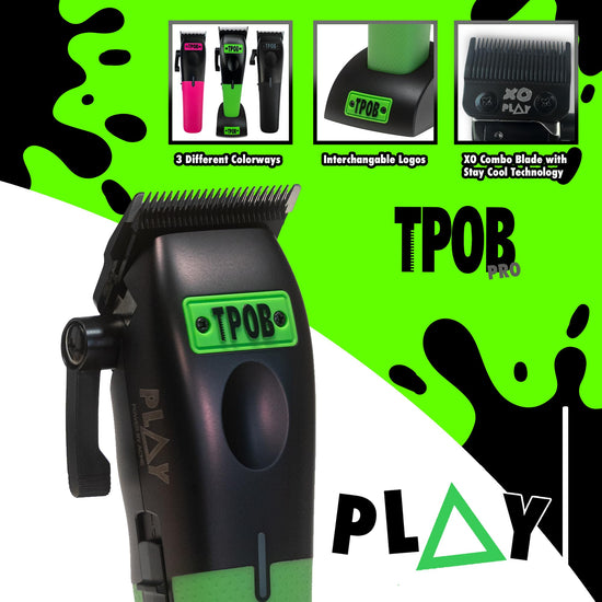 TPOB hair trimmer with 7500 RPM and rubber grips
