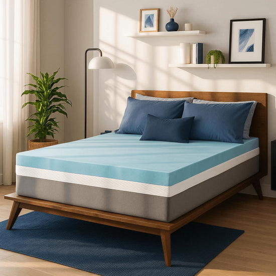 Mattress cover — Gel swirl memory foam design by Sure2Sleep