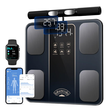 Labuscula Body Composition Scale with Handle, 8-Electrode Smart Scale