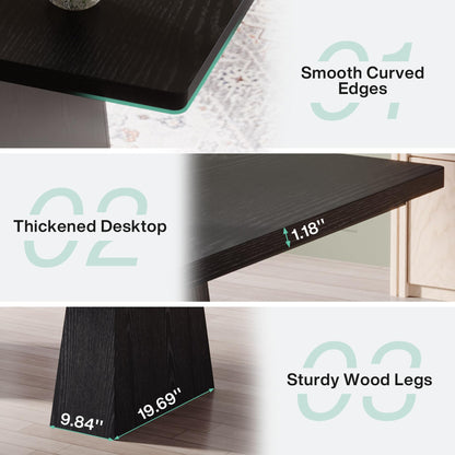 Tribesigns 63-inch desk with executive design and ample workspace.
