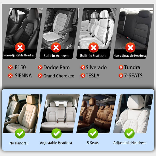 Isen-CoverAuto full coverage faux leather car seat covers - black for 5 seats