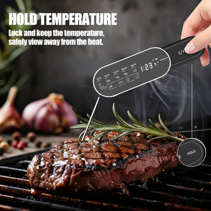 Meat thermometer — Ultra-fast instant read with high accuracy and waterproof design