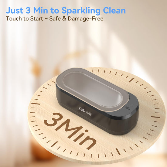 Kunphy Jewelry Cleaner — Professional ultrasonic solution for all metals and rings