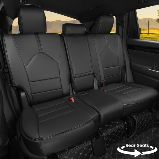 HKZ vehicle seat cover — custom fit for 2020–2026 Toyota Highlander captain seats only