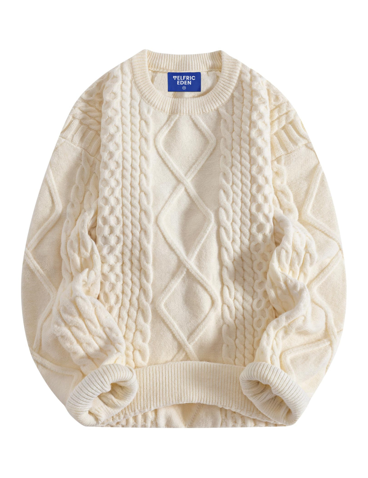 Aelfric Eden oversized knit sweater - unisex woven crewneck design