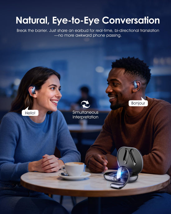 Headphones — JIJ AI earbuds with 170 languages and real-time translation