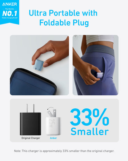 Anker charging adapter — Compact and foldable with fast charging support for devices