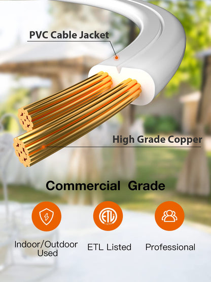 addlon string lights - waterproof design