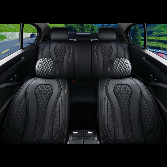 Coverado seat covers — waterproof leather car seat covers for most cars