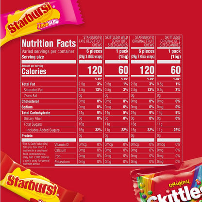 Candy variety pack with Starburst, Life Savers and Hubba Bubba Max