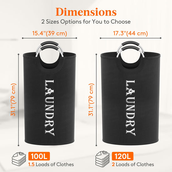 Lifewit laundry hamper — collapsible large capacity design