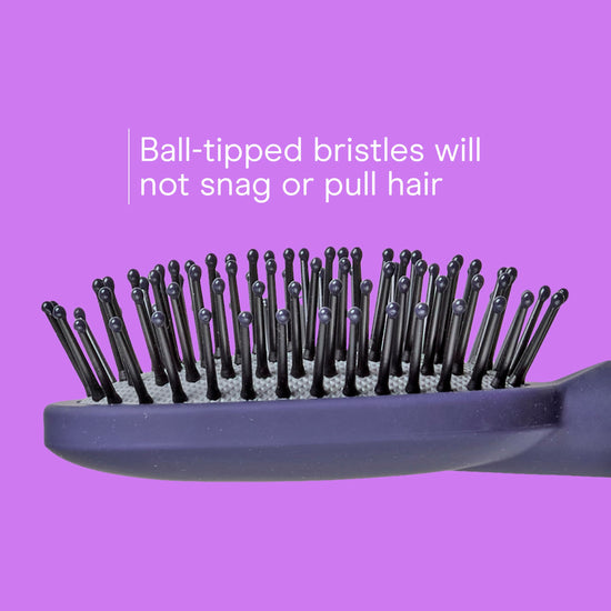 CONAIR hair brush — Velvet touch unisex oval design