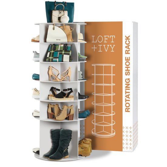 SHELF — 360-degree rotating shoe rack by LOFT & Ivy
