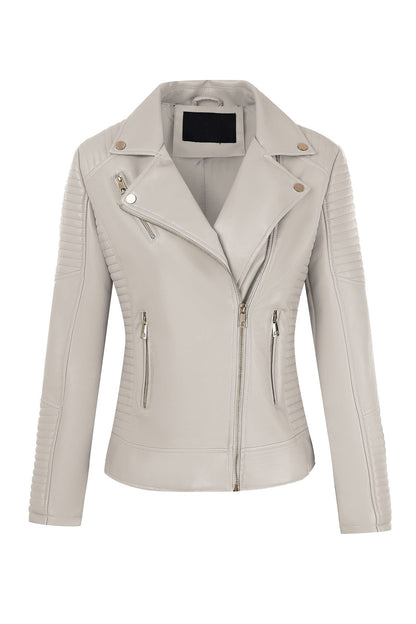 Bellivera women's faux leather coat — trendy motorcycle style for spring 2026