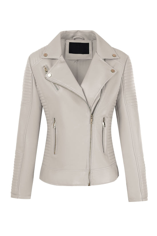 Bellivera women's faux leather coat — trendy motorcycle style for spring 2026