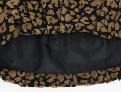 Skirt — Casual plaid high waist A-line wool pleated design by chouyatou