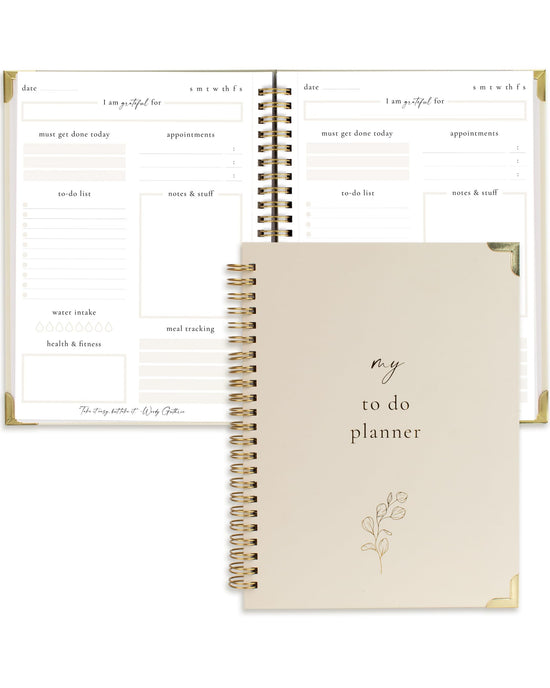 ZICOTO planner — stylish undated notebook to organize tasks and boost productivity