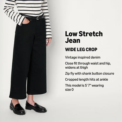 PANTS — Women's high-rise wide leg crop from Amazon Essentials