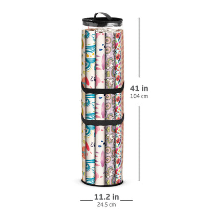 ZOBER storage bag — breathable fabric and waterproof design for wrapping paper