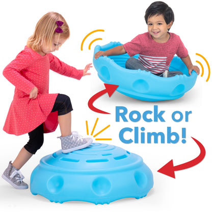 Simplay3 wobble disk and climbing dome for toddlers and kids - indoor/outdoor toy