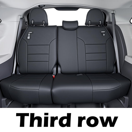 HKZ Sienna car seat covers — leather set for 8-seat Toyota Sienna models 2021-2026