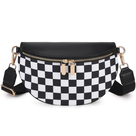 Eslcorri crossbody sling bag for women - anti theft leather fanny pack