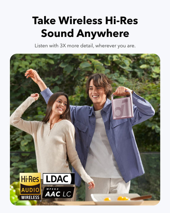 soundcore motion X500 speakers — portable outdoor design with corded option