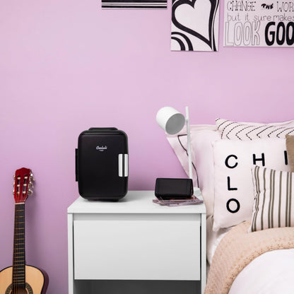 Cooluli mini fridge — portable thermoelectric cooler and warmer system 4 liters 6 cans
