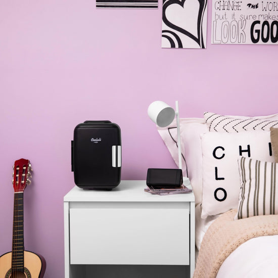 Cooluli mini fridge — portable thermoelectric cooler and warmer system 4 liters 6 cans