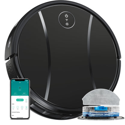 Tipdiy robotic vacuum cleaner — 4200Pa powerful suction with self-charging feature