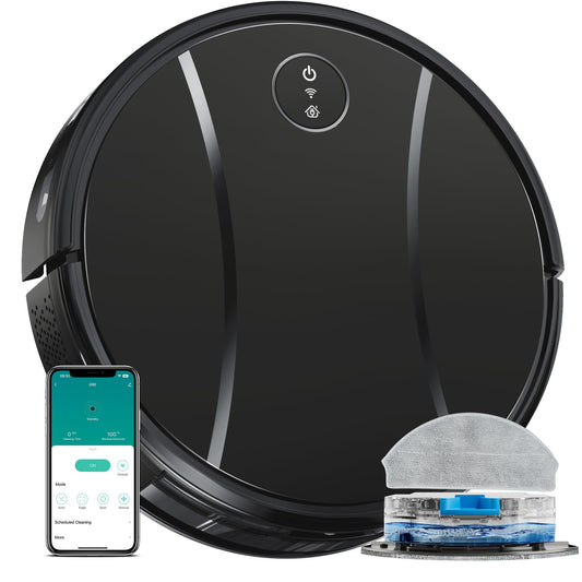 Tipdiy robotic vacuum cleaner — 4200Pa powerful suction with self-charging feature