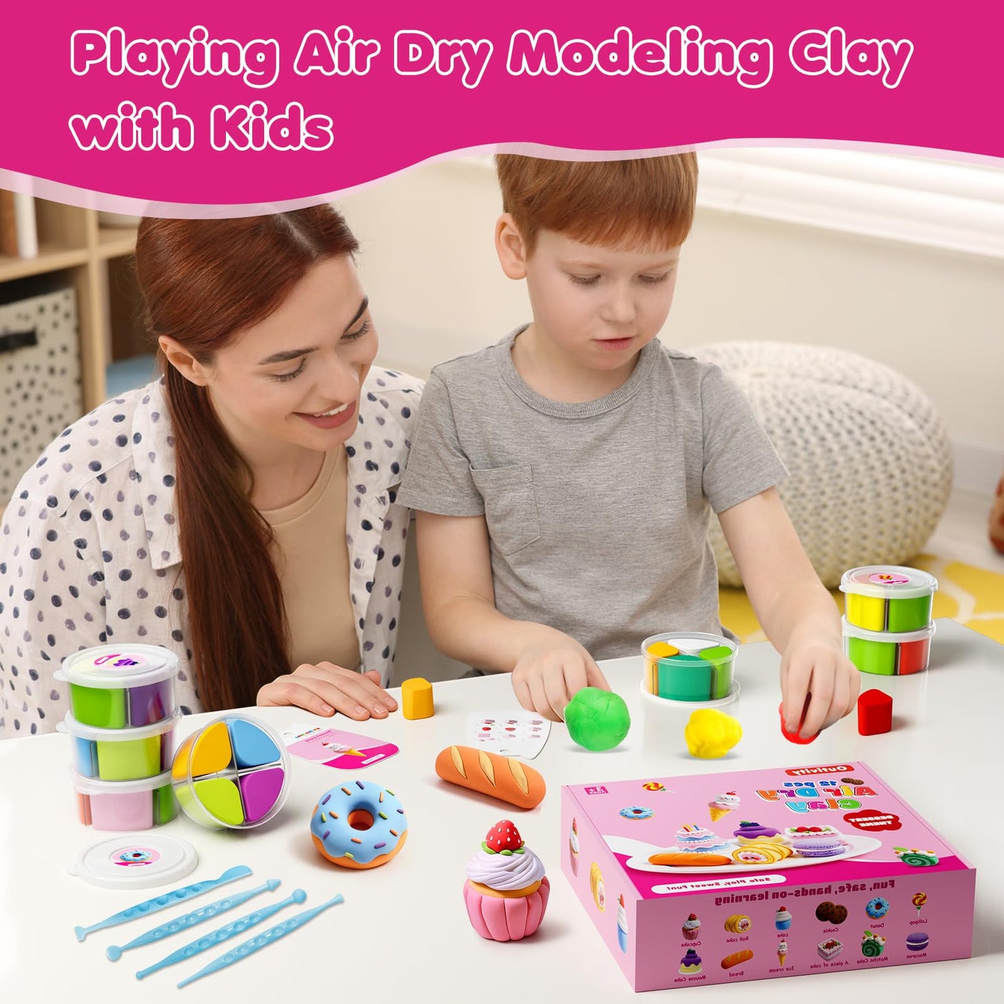 Air Dry Clay Kit for Kids