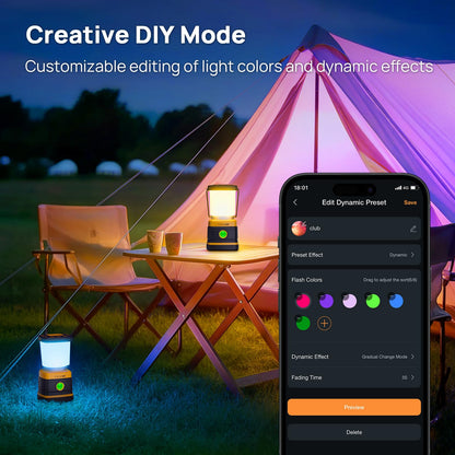 Consciot electric lantern — 1000LM battery powered camping light