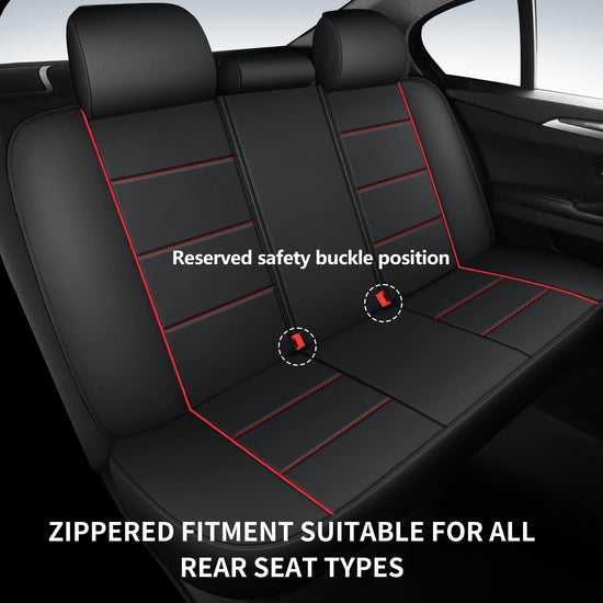 HChengkikz vehicle seat cover — Quilted leather, waterproof, airbag compatible
