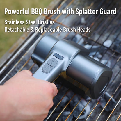 Electric Grill Brush for Outdoor Grill, High Torque Grill Rescue Brush with 4000mAh Cordless BBQ Grill Cleaner 3 Speed Automatic Barbecue Grate Cleaner Tool