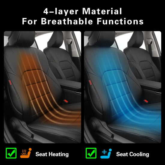EKR vehicle seat cover — custom fit for 2016-2021 Toyota Land Cruiser, faux leather