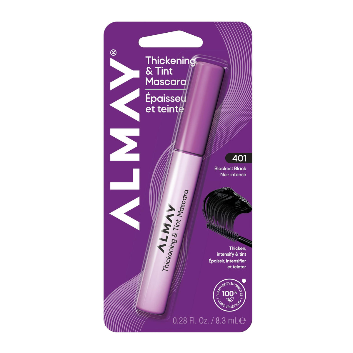Almay mascara — thickening and tinting formula