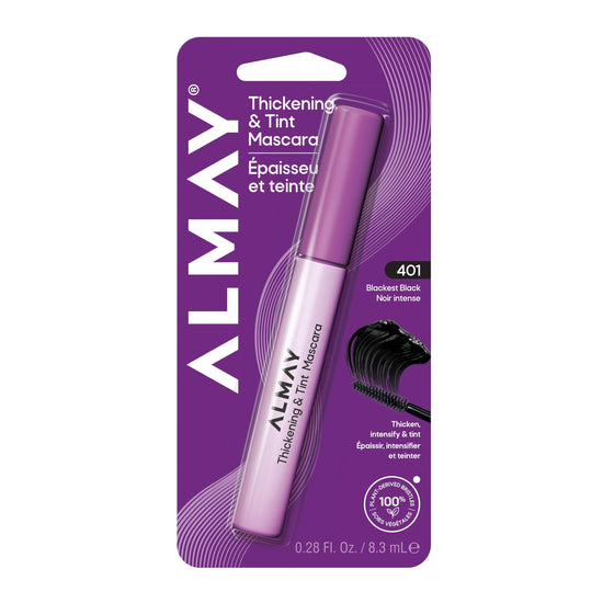 Almay mascara — thickening and tinting formula