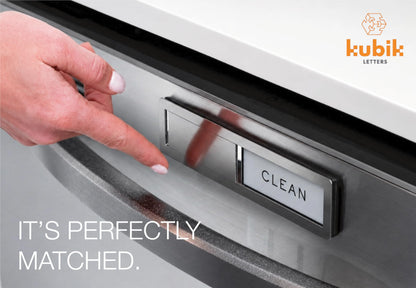 Signage — Kubik letters dishwasher magnetSignage — Kubik letters magnet for dishwasher useSignage — Kubik letters magnet for dishwashersSignage — Kubik letters magnet designed for dishwashers