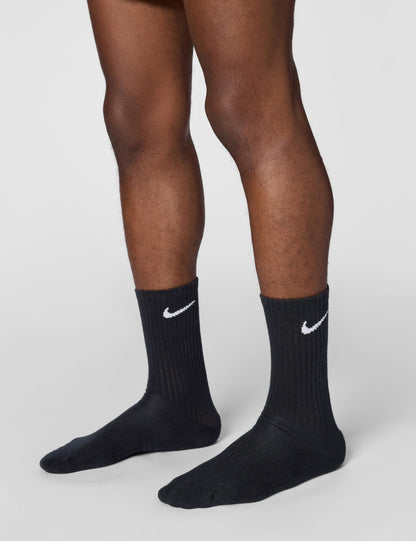 Nike cushioned training crew socks - unisex adult 3-pack