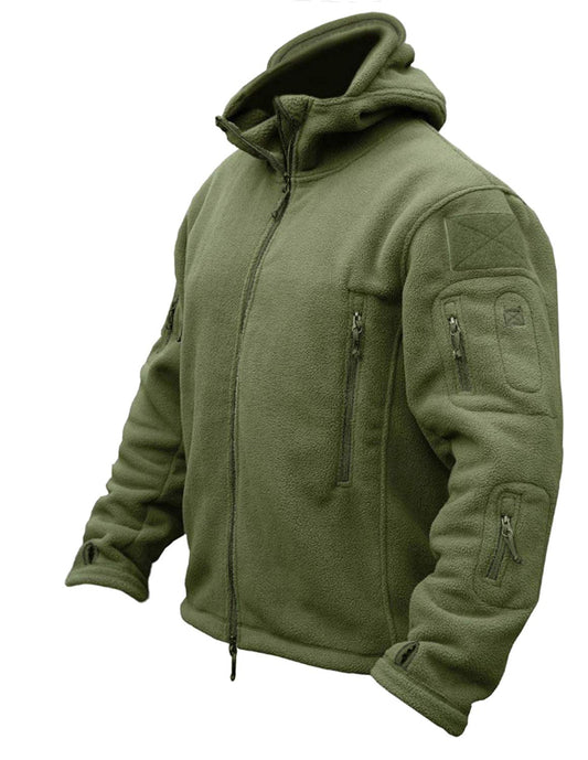 Crysully coat — Warm fleece hooded jacket for outdoor adventures